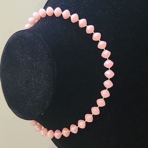 A19 Light Pink choker necklace